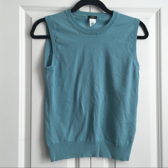 J. Crew Tops - J.Crew Cotton Jackie Shell-Light Blue-S J. Crew Tops - J.Crew Cotton Jackie Shell-Light Blue-S